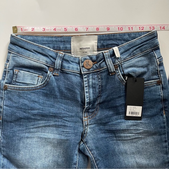 One teaspoon Denim Cali Blue Freebirds 11 skinny low waist Jeans- Size 25 - Picture 4 of 10